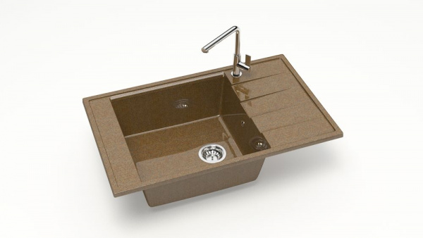 Мойка прямая Грета Z29 Q9 Терракот глянец