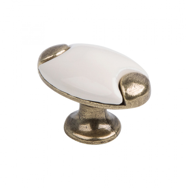 Ручка кнопка 05 10 Бронза оксидированная