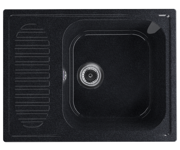 Мойка глянцевая прямая U202 Brilliant Ультра-чёрный