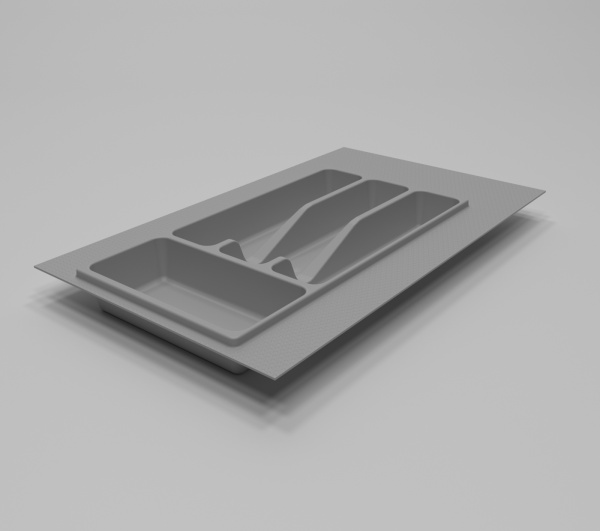 Лоток для столовых приборов 350 мм Серый МФС