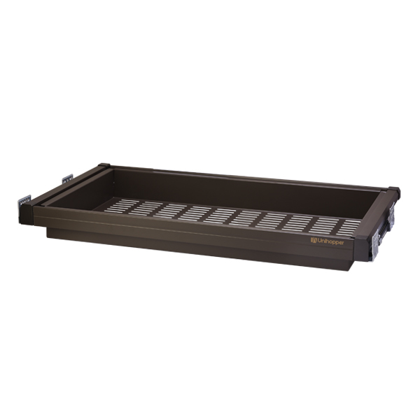 Выдвижная полка стальная Moka 900 глубина 80 c доводчиком CLIP-ON Unihopper