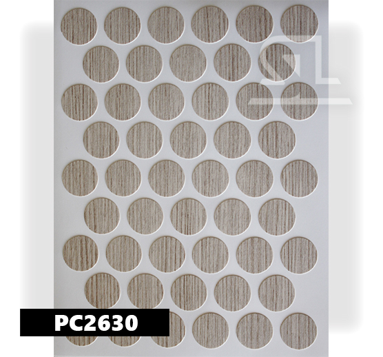 Пластиковые заглушки самоклеящиеся 14мм для евровинта PC2630 Ель PACIFIC