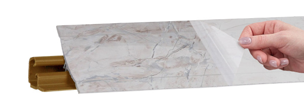 Плинтус LB 231 Мрамор Саламанка 3,0 м 68