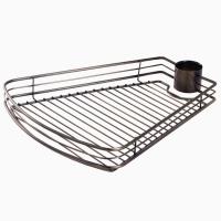 Полка трапециевидная сетчатая 250-1PF Античная бронза Kalibra