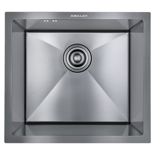 Мойка AMOLLET 3 мм PS 4944 49х44 П/М STANDART Чёрный