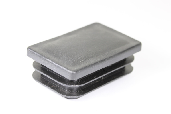 Заглушка 40х60 мм прямоугольная Чёрная