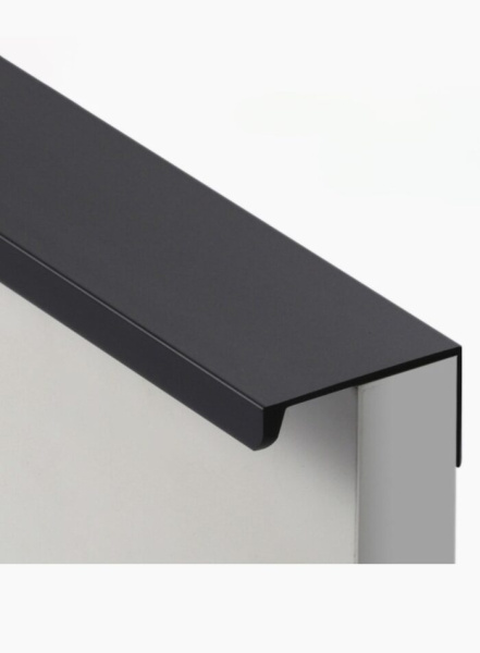 Ручка торцевая прямоугольная 256 мм Чёрный
