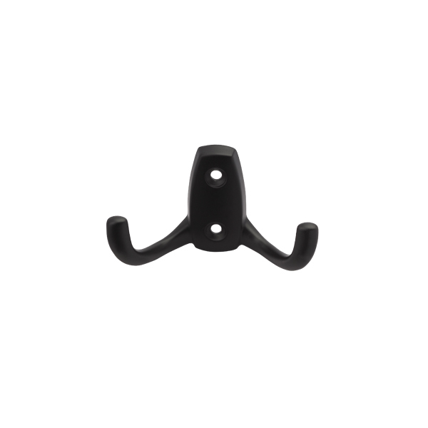Крючок 2х рожковый R21 Чёрный матовый MF