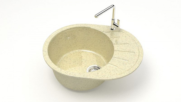 Мойка овальная Тейлор Z10 Q3 Бежевый фреш глянец