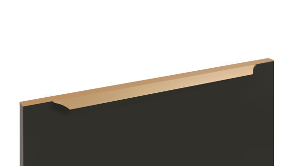 Ручка торцевая WING 114 512/600 Золото матовое Алюминий