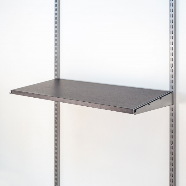 Полка ЛДСП 877х420 Дерево карбон GARDIE