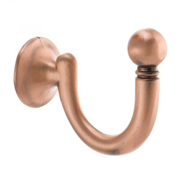 Крючок 1 рожковый KR 0150 CA Медь античная KERRON 10 кг.