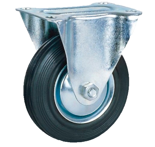 Колёсная опора 160 мм промышленная неповоротная 145 кг Чёрный МФК