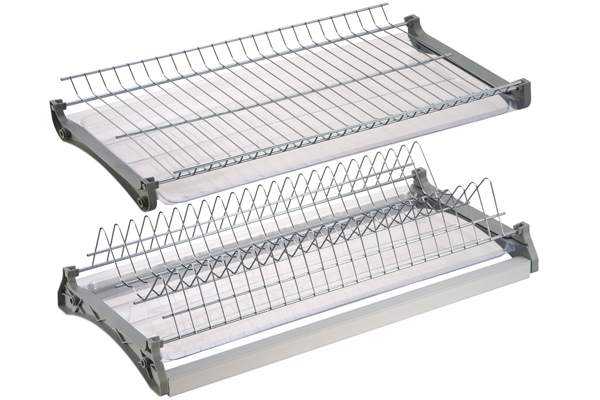 Сушка для посуды 800 2-х уровневая Хром FIT