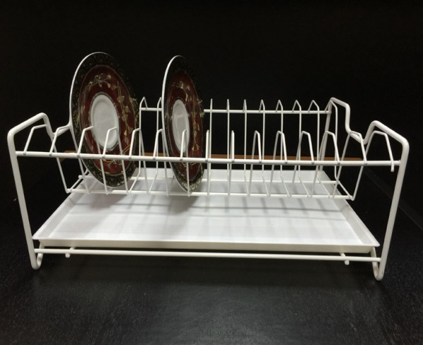 Сушка для посуды настольная 400 1 уровневая Белый ВИОР