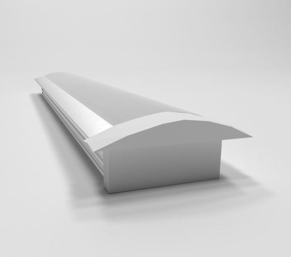 Профиль врезной для светодионой ленты Белый 2м.