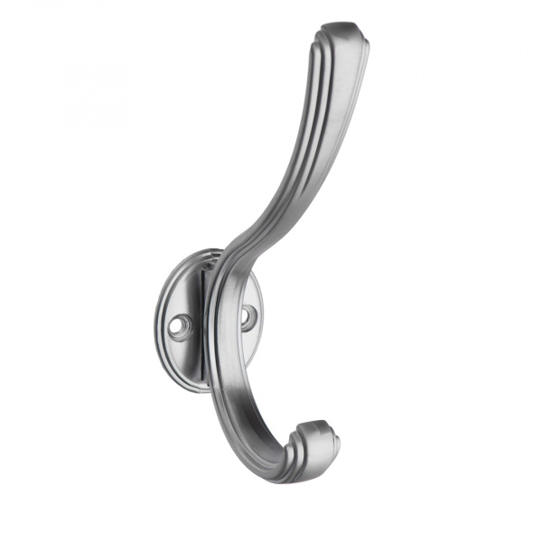 Крючок 2х рожковый KR 0270 SC Хром матовый KERRON 20 кг.