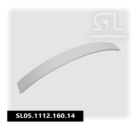 Ручка скоба SL 1112 160 мм. алюминий Белый SL