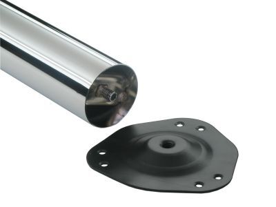 Нога-опора 60х1100 мм площадка Белая INTEXA