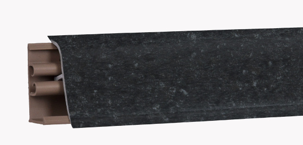 Плинтус LB-38 4.2м Бриллиант чёрный 6187 