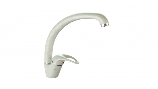 Смеситель КМ008 Q15 Белый гранит матовый