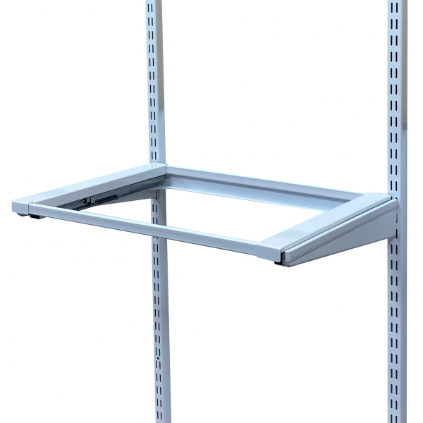 Рамка выдвижная металлическая с доводчиком 607х450 Белый GARDIE