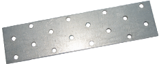 Крепёжная пластина 40х100х2 Цинк Металлист