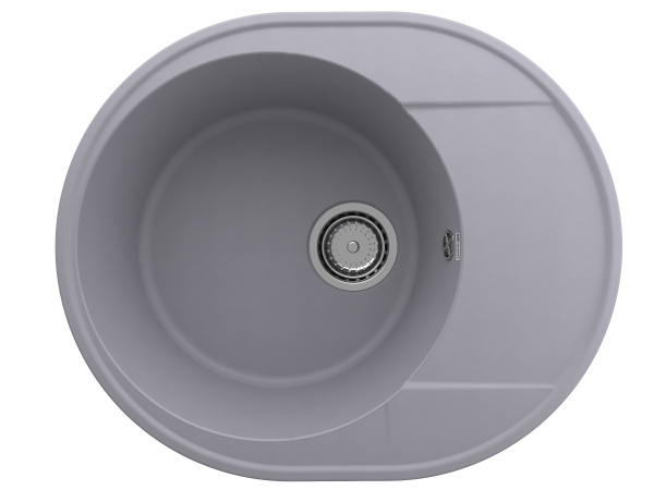 Мойка овальная Quartz Nora 585 Бетон