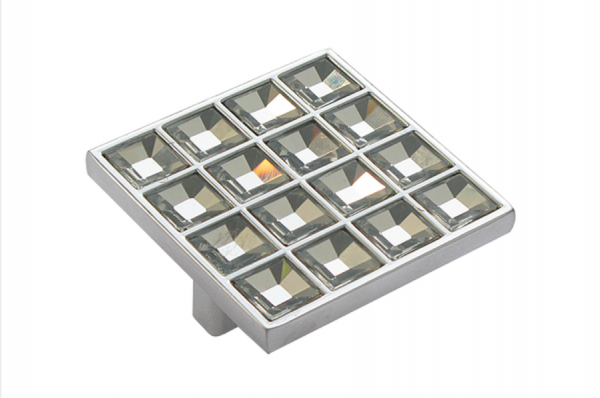 Ручка кнопка UKS001 32 Хром Кристалл