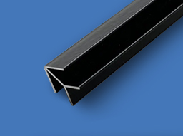 Плата угловая для панели 6мм "Скиф" и "АМК-Троя" Ё длина 600мм Чёрный Алкона