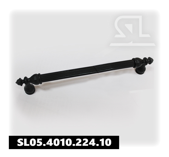 Ручка скоба SL 4010 224 мм. алюминий Чёрный SL