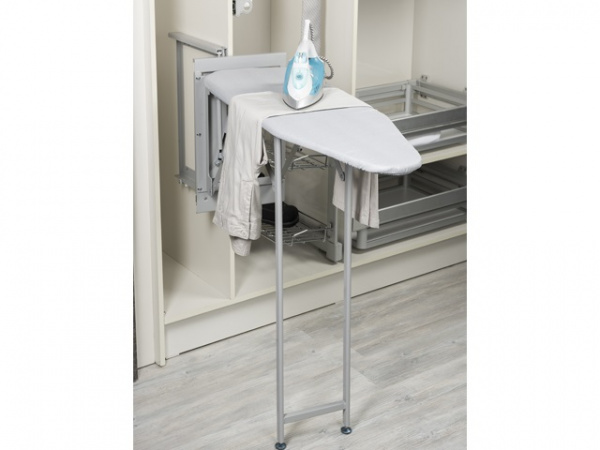 Выдвижная гладильная доска с доводчиком Серый STARAX