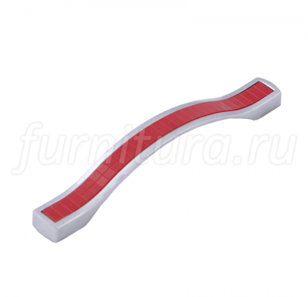 Ручка скоба Оскар 5233 160 Хром Красный