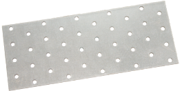 Крепёжная пластина 100х120х2 Цинк 247 (30) Металлист