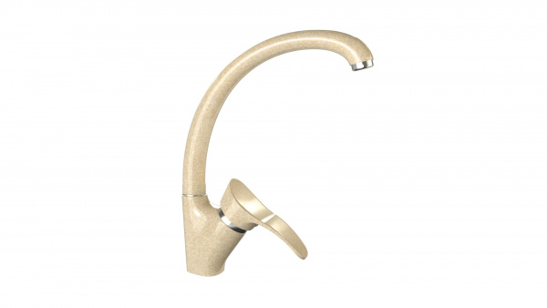 Смеситель MG009 Q6 Слоновая кость глянец