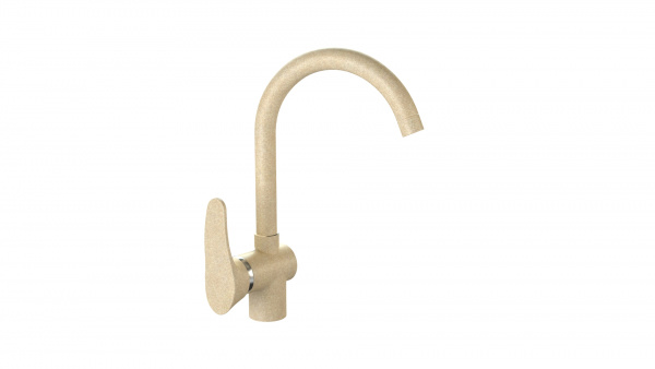 Смеситель КМ005 Q6 Слоновая кость матовый