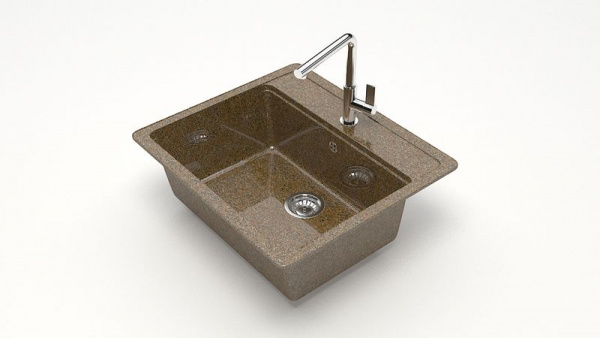 Мойка прямая Джекки Z9 Q9 Терракот глянец