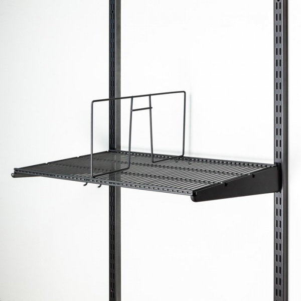 Разделитель проволочной полки 405х180 Чёрный GARDIE