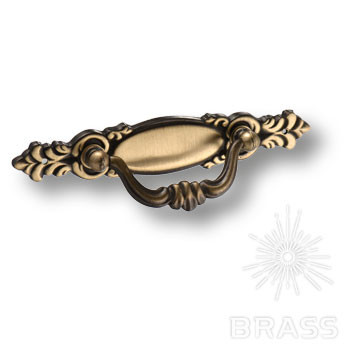 Ручка скоба 2218 64 Бронза античная