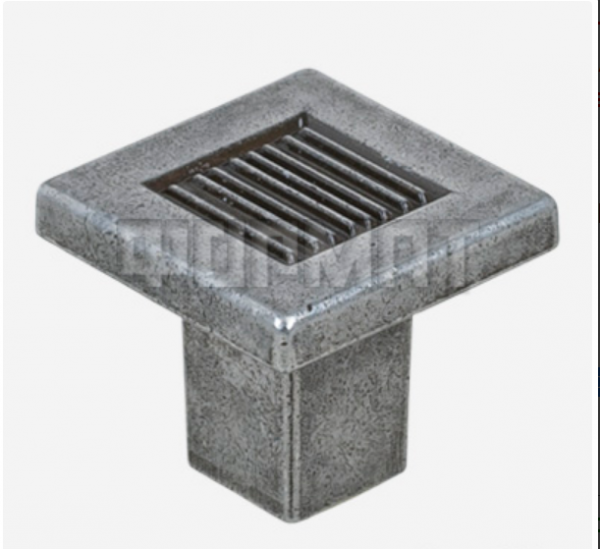 Ручка кнопка STOCKHOLM Сталь чёрная