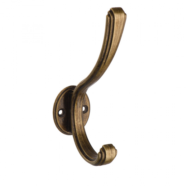 Крючок 2х рожковый KR 0270 OAB Бронза оксидированная KERRON 20 кг.