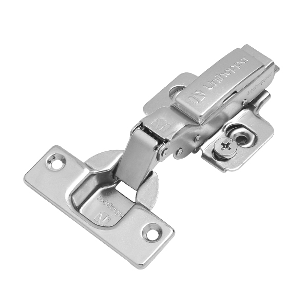 Петля полунакладная 08* с доводчиком CLIP-ON 3D 52мм Unihopper 