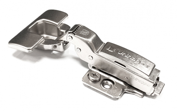 Петля полунакладная 08* с доводчиком CLIP-ON 3D Unihopper H=0   