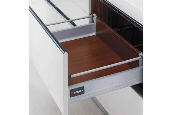 Ящик 160х400 с доводчиком Серый 1 комплект рейлингов SETBOX SETE 40 кг.