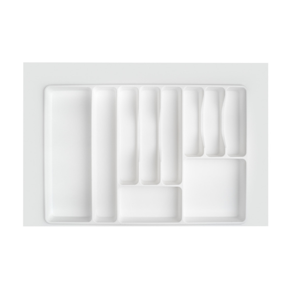 Лоток для столовых приборов в базу 800 мм Белый