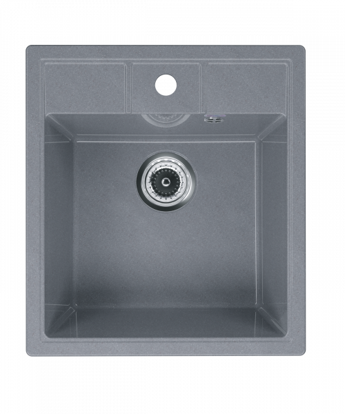Мойка глянцевая квадратная U406 Brilliant Графитовый