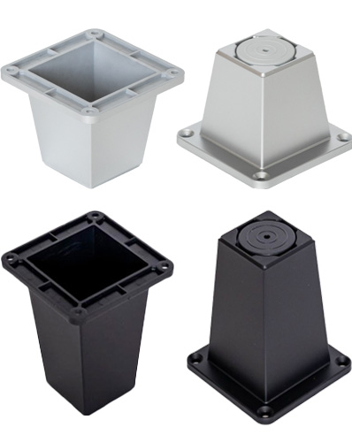 Опора регулируемая ДК-15 декоративная Н-60 мм Чёрный Микрон 