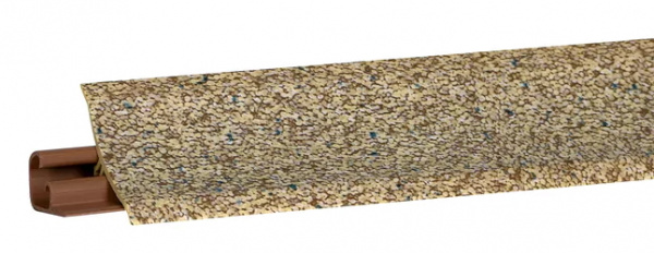 Плинтус LB-23 3м Бисер (Бисер светлый)