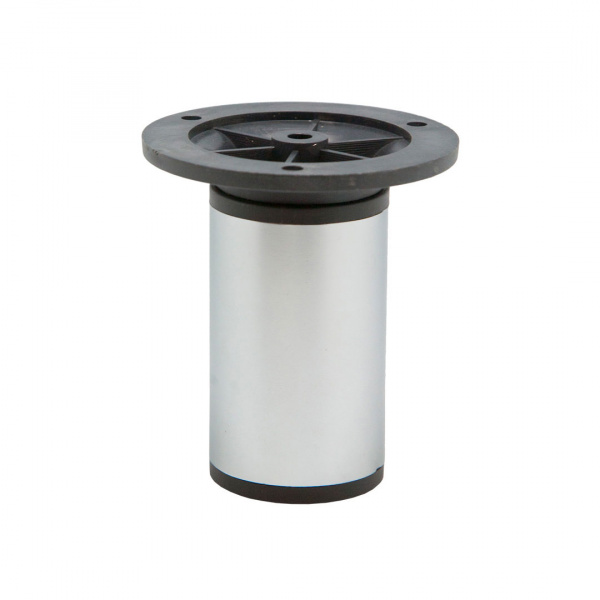 Опора круглая регулируемая малая 100 мм D50 мм матовый Хром LEMAX