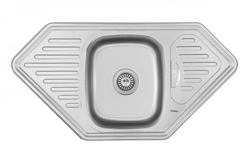 Мойка врезная угловая F-Медуса-А 950x500 Декор